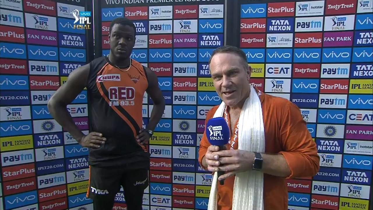 Final: CSK vs SRH – Carlos Brathwaite Interview