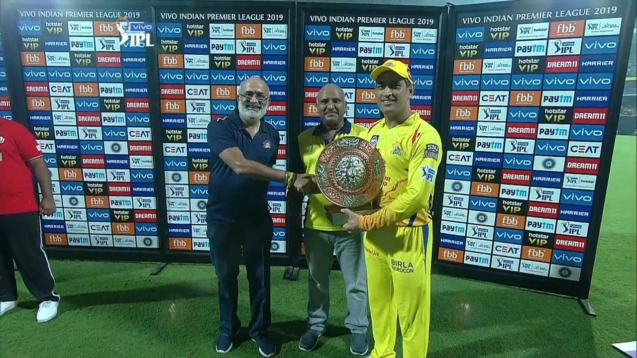 M50: CSK vs DC – Man of the Match – MS Dhoni