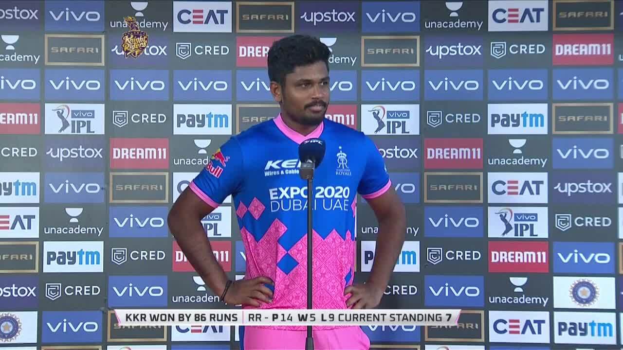 M54: KKR vs RR – Sanju Samson Interview background