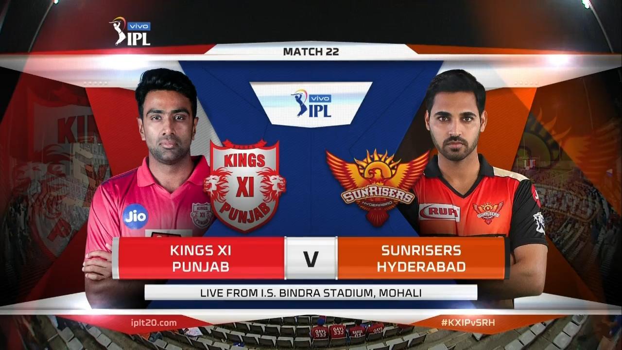 IPL 2019 M22: KXIP vs SRH – Match Highlights background