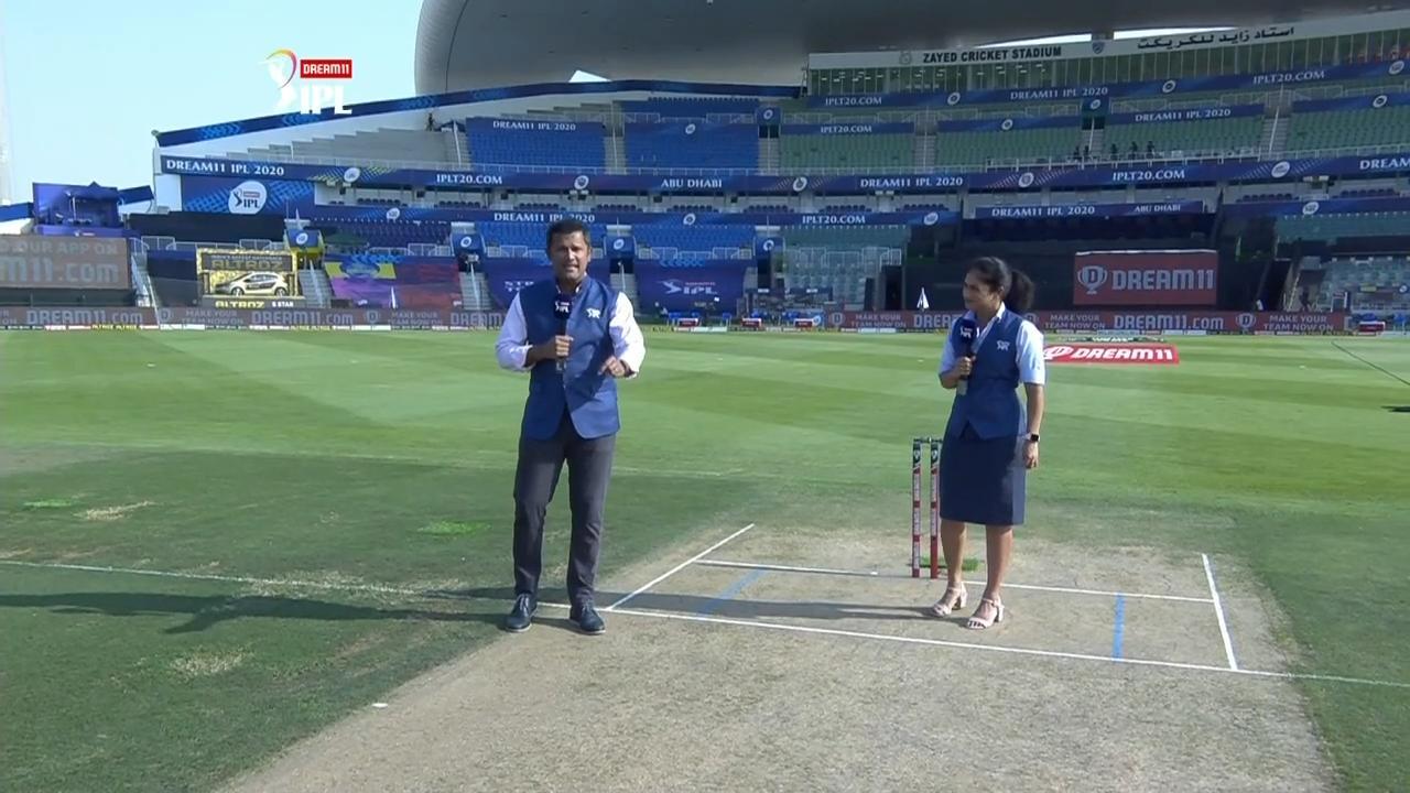 M11: DC vs SRH – Pitch Report background
