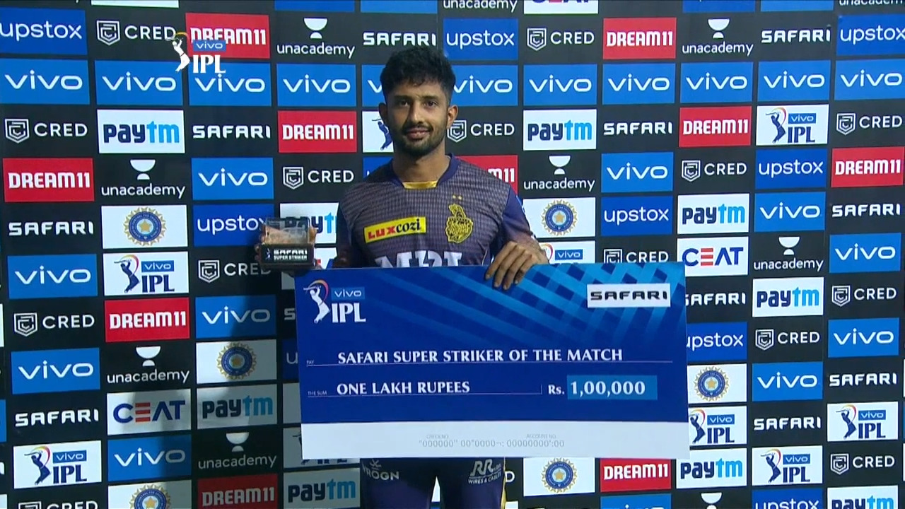 M18: RR vs KKR – Safari Super Striker of the Match – Rahul Tripathi