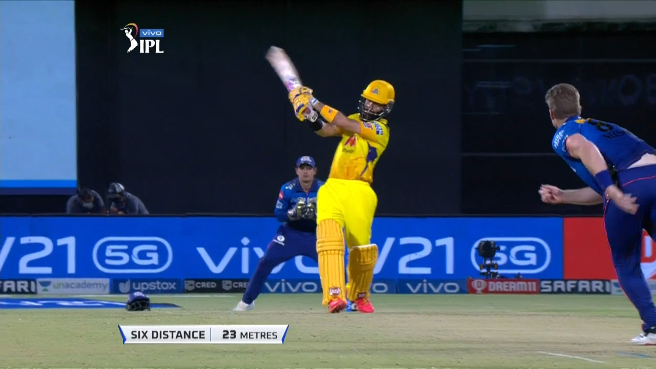 M27: MI vs CSK – Moeen Ali Six background