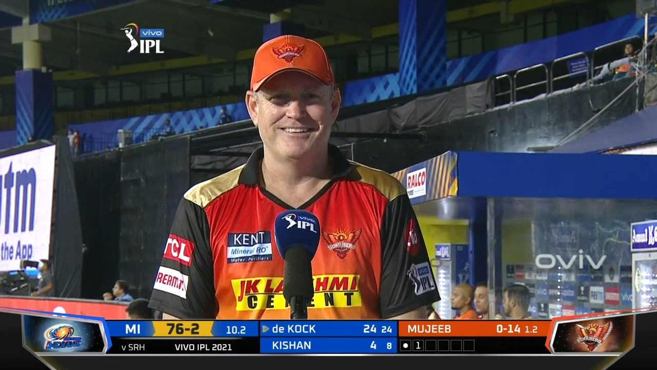 M09: MI vs SRH – Tom Moody Interview background