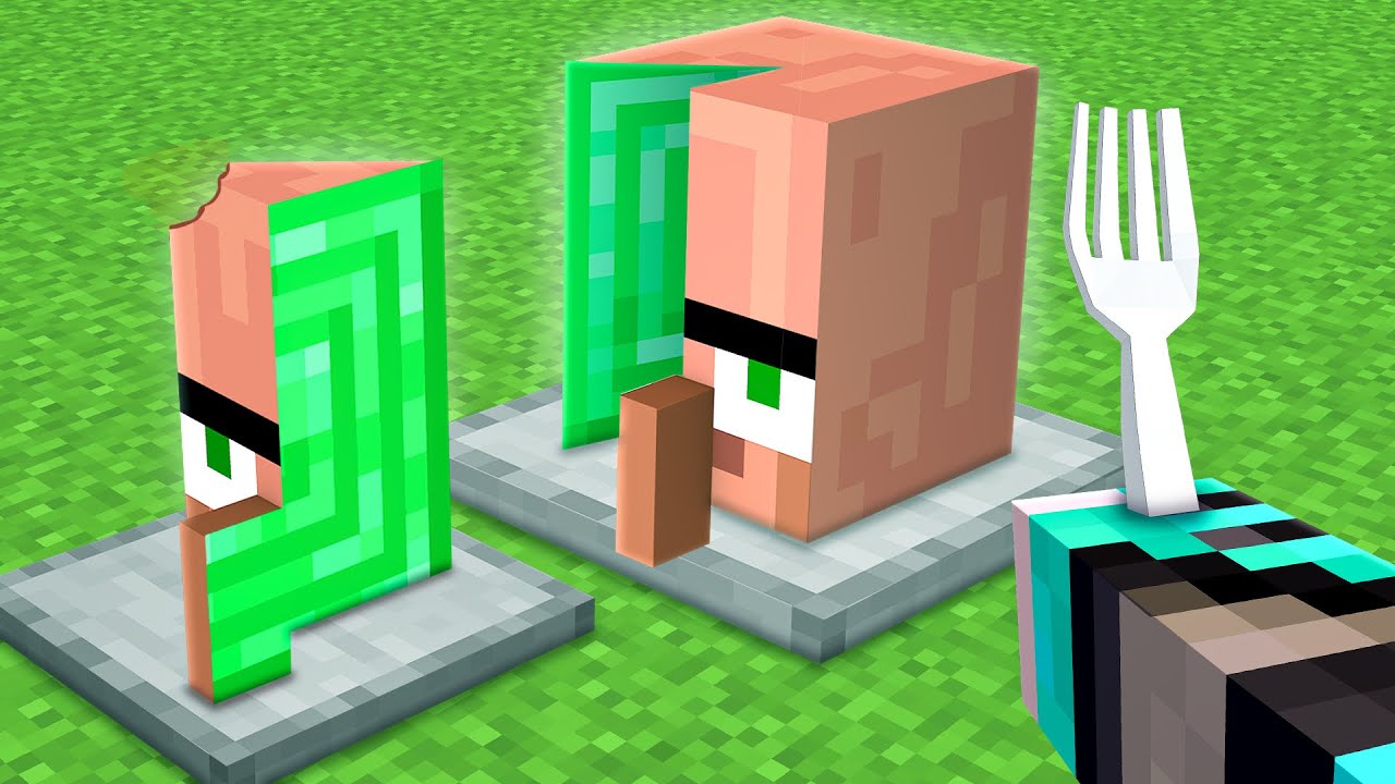 I Turned MOBS Into FOODS In Minecraft!
