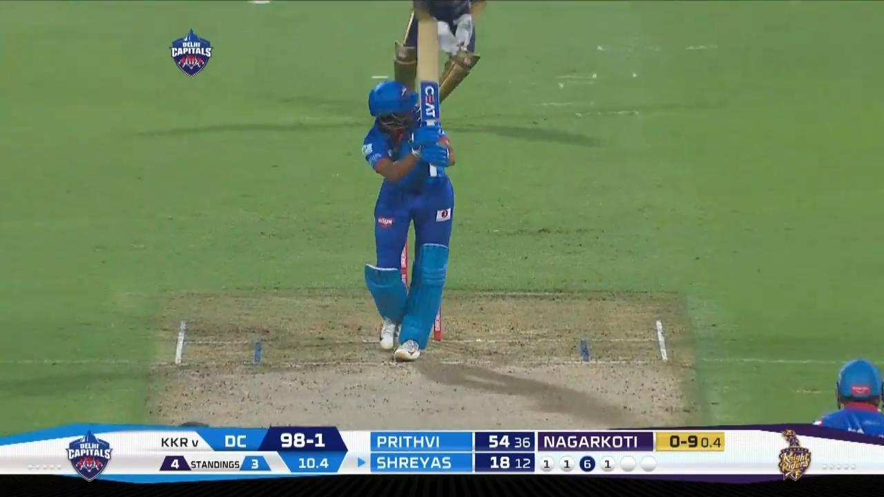 M16: DC vs KKR – Shreyas Iyer Six background