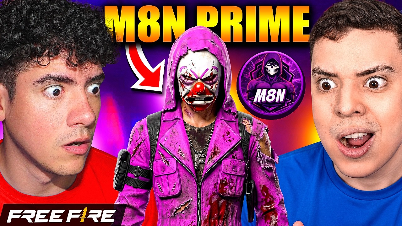 ¡REACCIONANDO A M8N CON DONATO EN FREE FIRE! *REGRESO M8N EN 2026 PRIME * background
