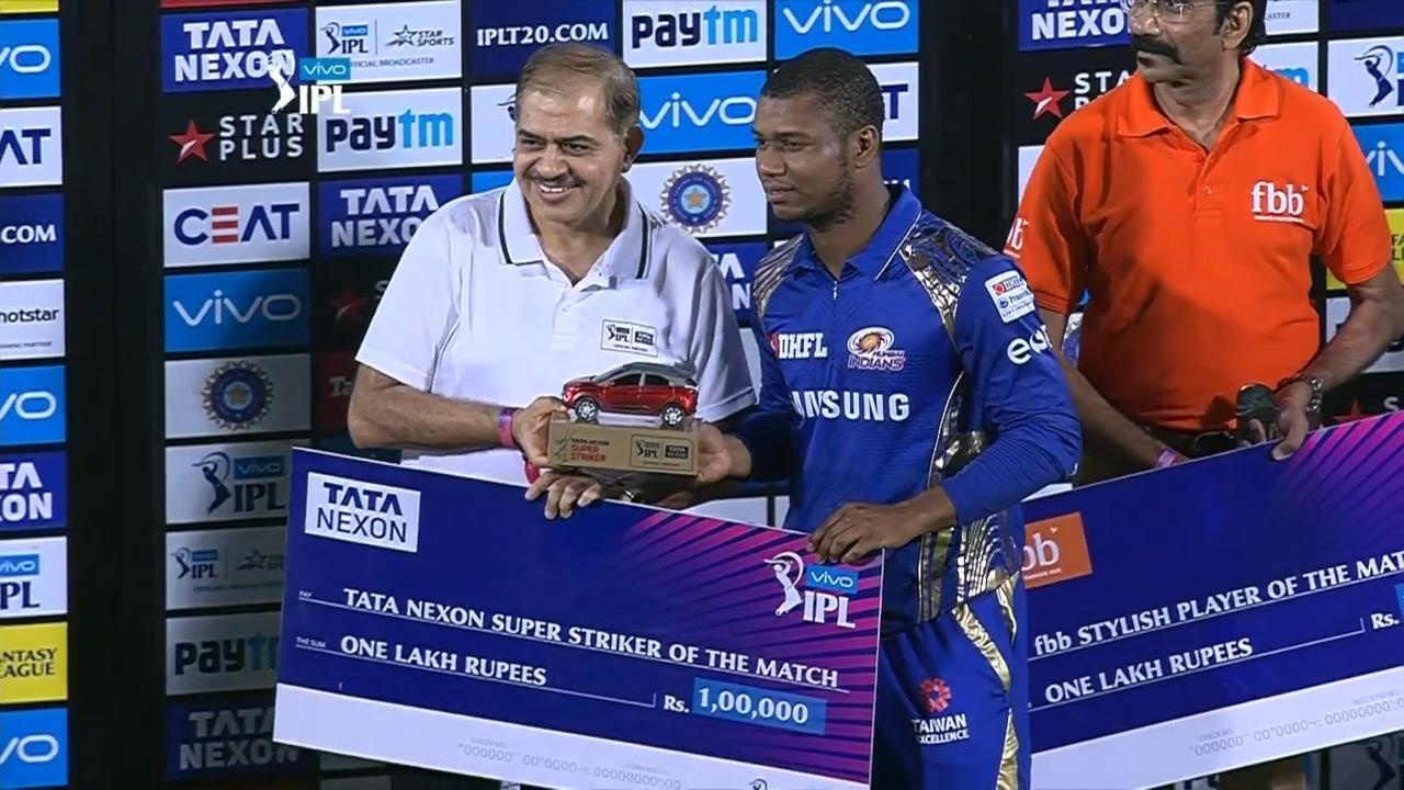 M07: SRH vs MI – TATA nexon super striker of the match – Evin Lewis