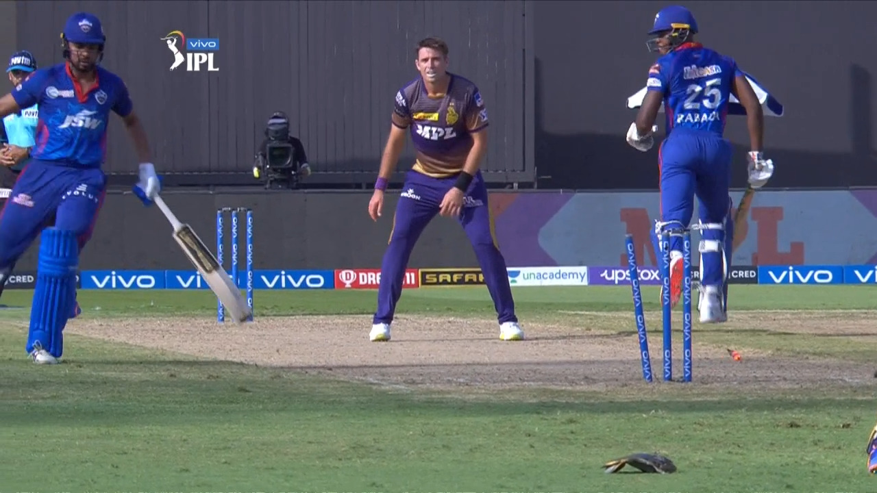 M41: KKR vs DC – Kagiso Rabada Wicket