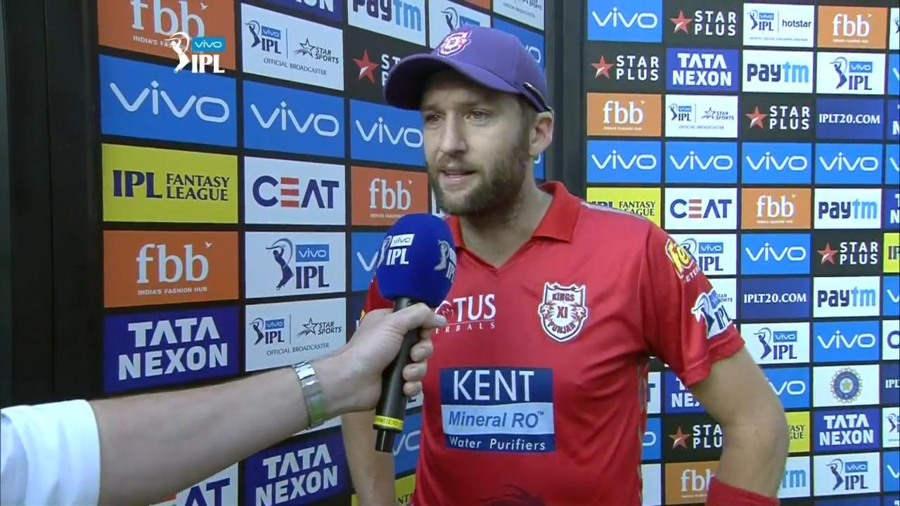 M44: KXIP vs KKR – Andrew Tye Interview
