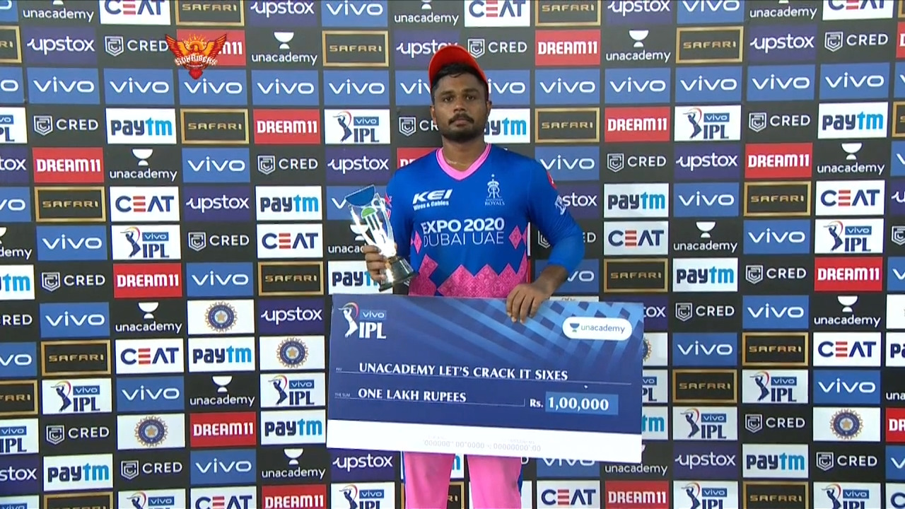 M40: SRH vs RR – Unacademy Lets Crack It Sixes of the Match – Sanju Samson