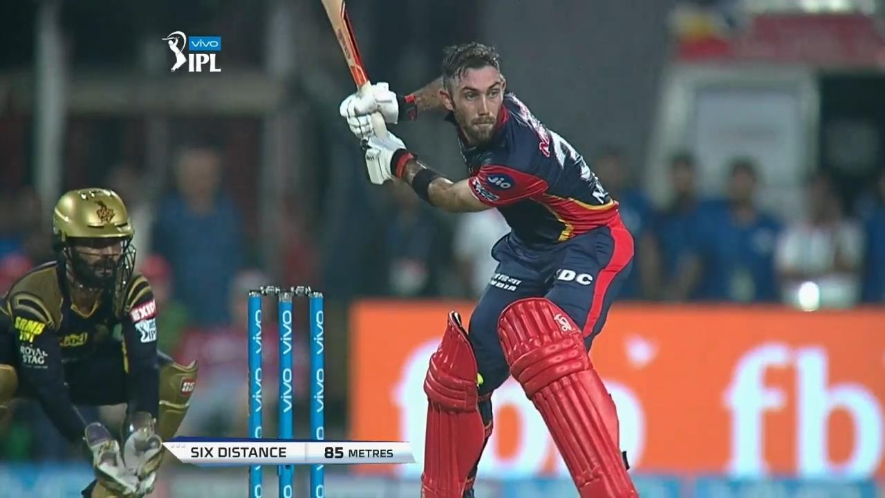 Glenn Maxwell's entertaining 47 from 22 balls background