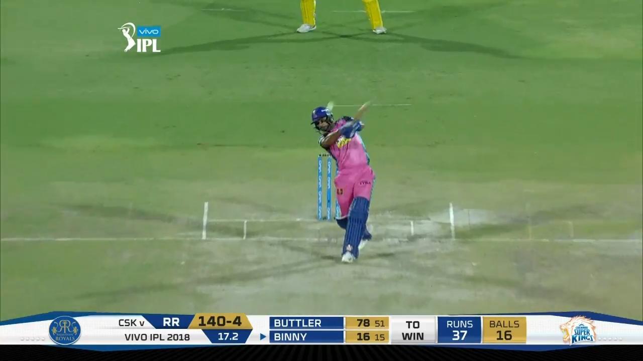 M43: RR vs CSK – Stuart Binny Six