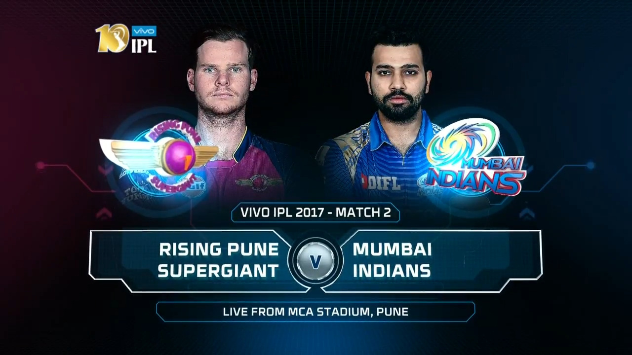 IPL 2017 M2: RPS vs MI – Match Highlights