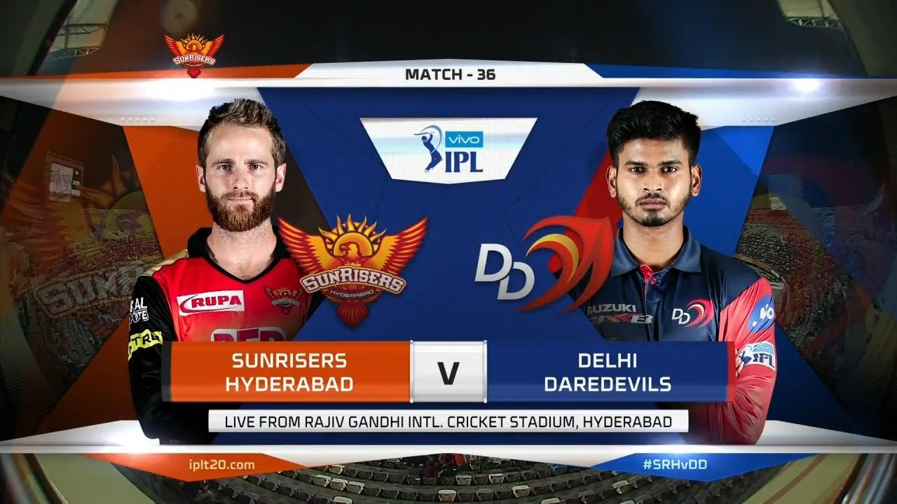 IPL 2018 M36: SRH vs DD – Match Highlights
