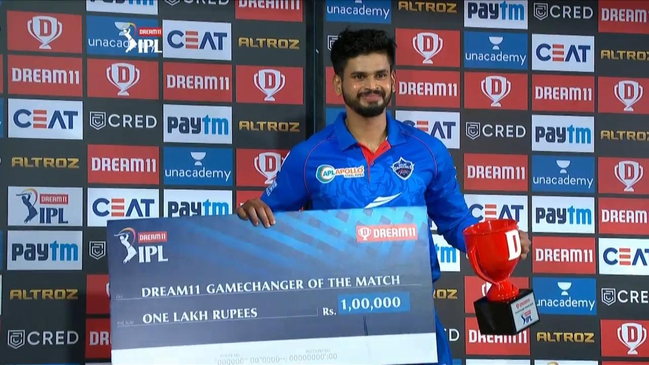 M16: DC vs KKR – Dream11 GameChanger of the Match – Shreyas Iyer