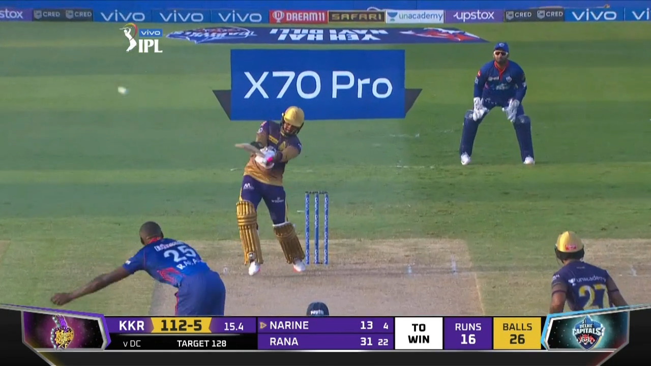 M41: KKR vs DC – Sunil Narine Six