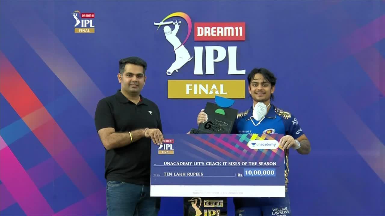 IPL 2020: Unacademy Lets Crack It Sixes of the Season – Ishan Kishan background