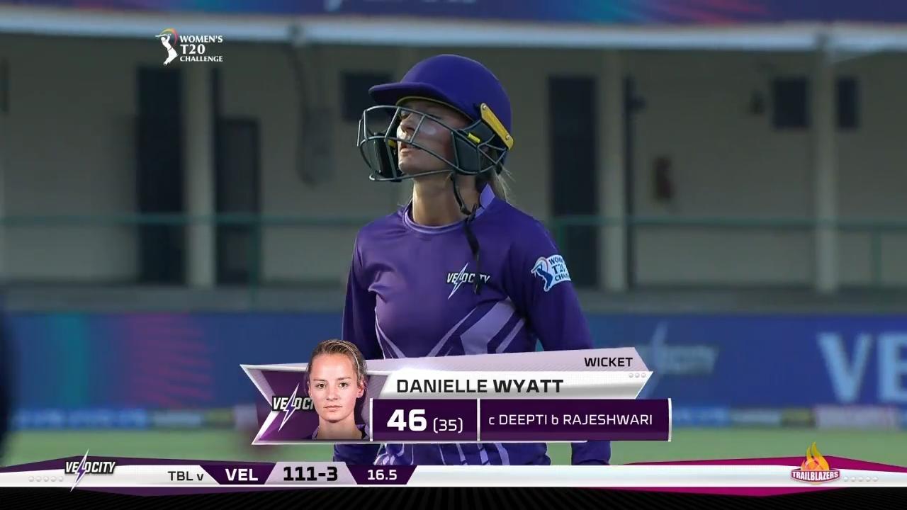 M02: Trailblazers vs Velocity – Danielle Wyatt Wicket