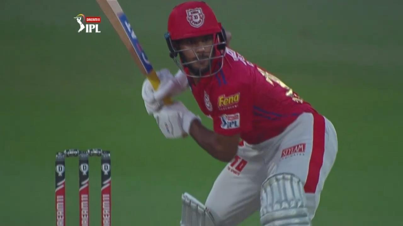 M09: RR vs KXIP – Mayank Agarwal Six
