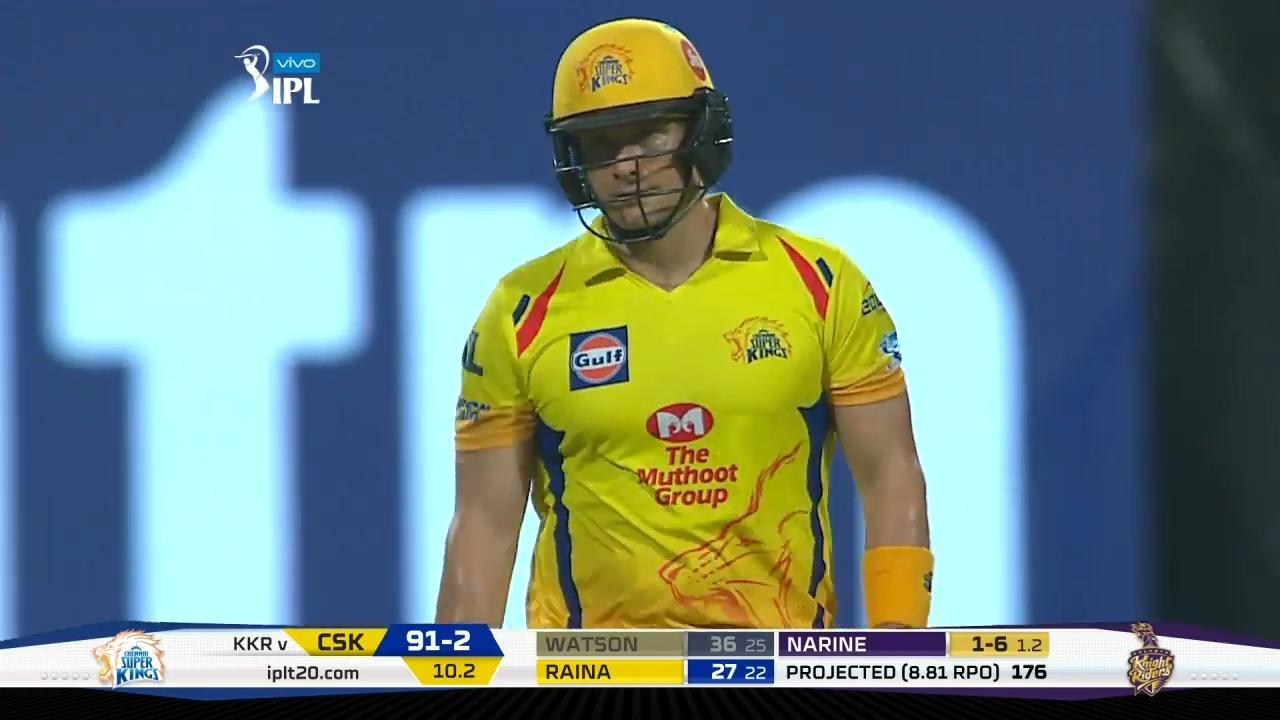 Narine's calm, Watson's regret