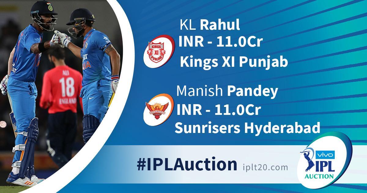 IPL Player Auction 2018: The Bengaluru Boys fetch high price background