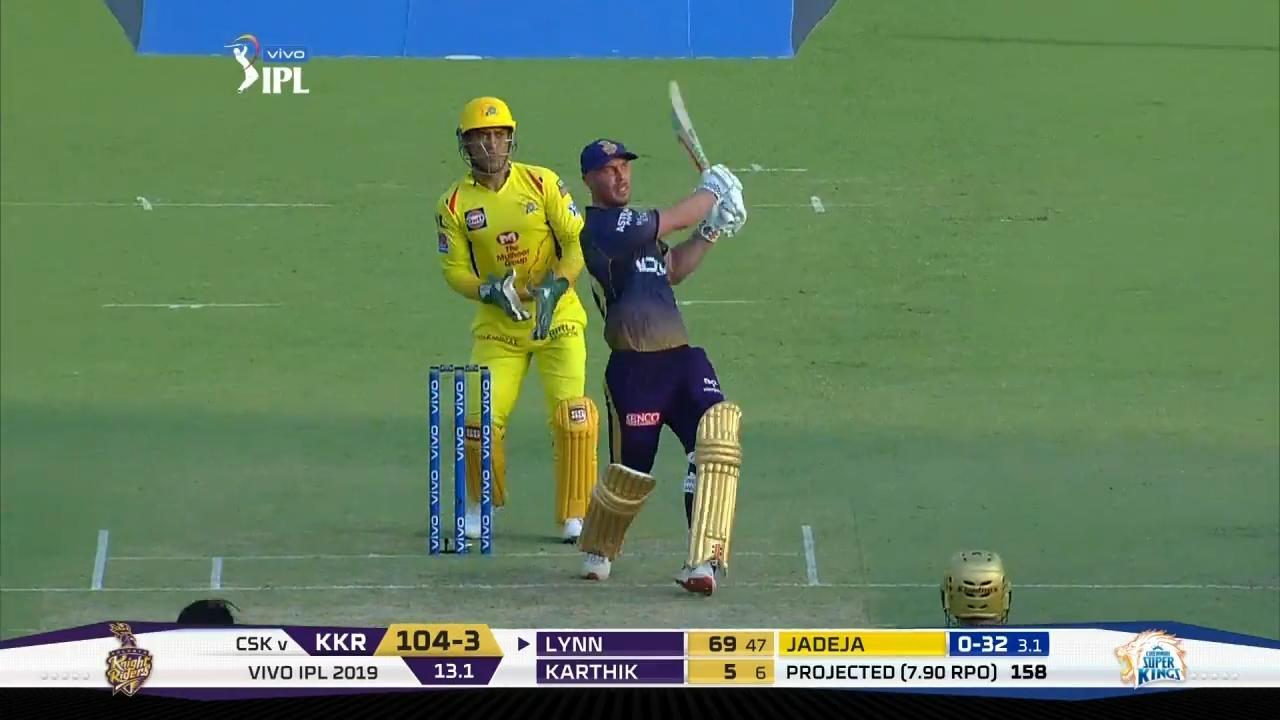 M29: KKR vs CSK – Chris Lynn Six