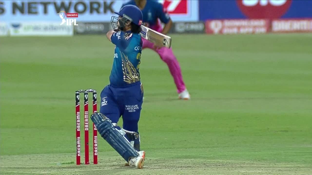 M45: RR vs MI – Ishan Kishan Six background