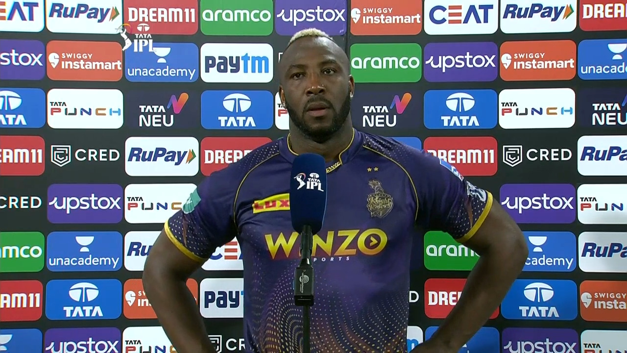 M61: KKR vs SRH – Andre Russell Interview