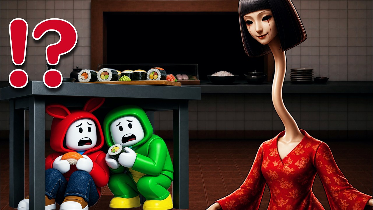 Working A NIGHT SHIFT At Roadside Sushi (ROBLOX HORROR)