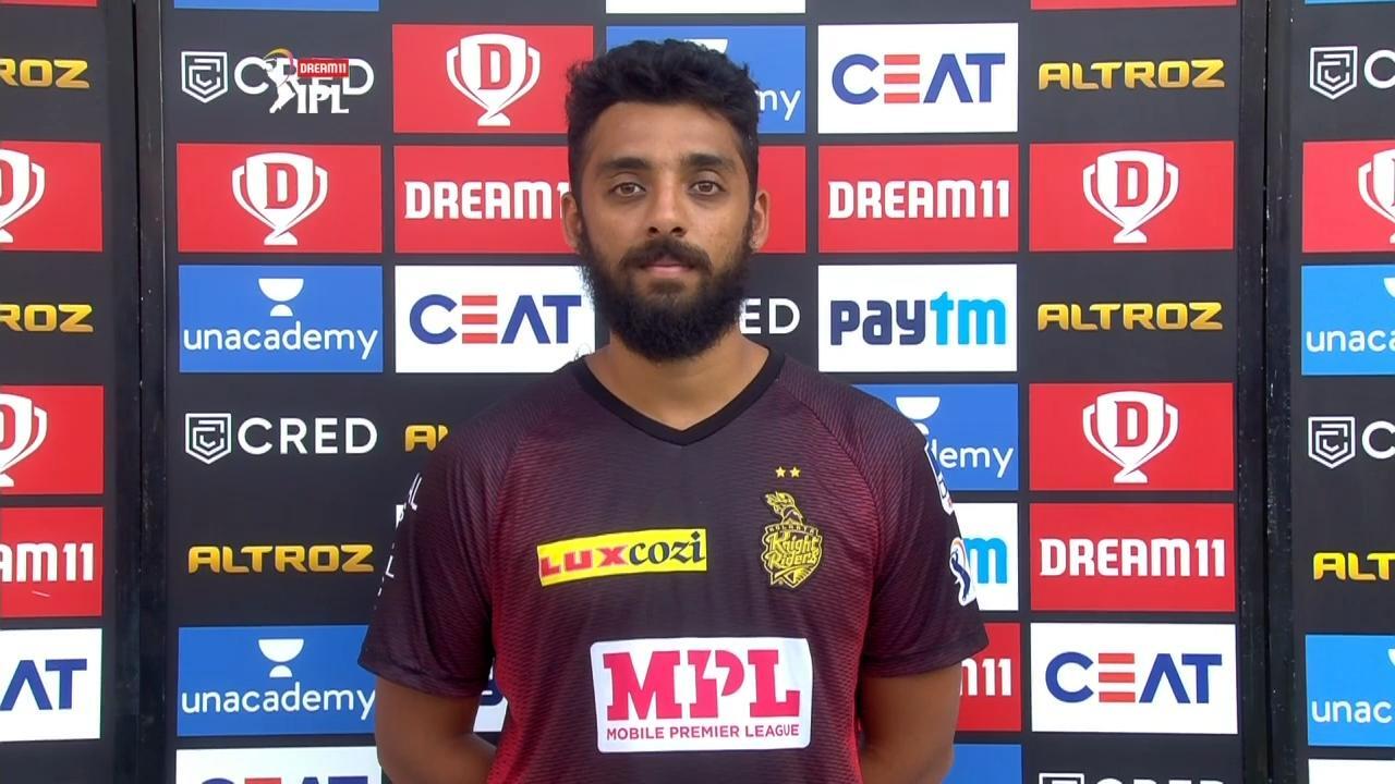 M54: KKR vs RR – Varun Chakravarthy Interview background