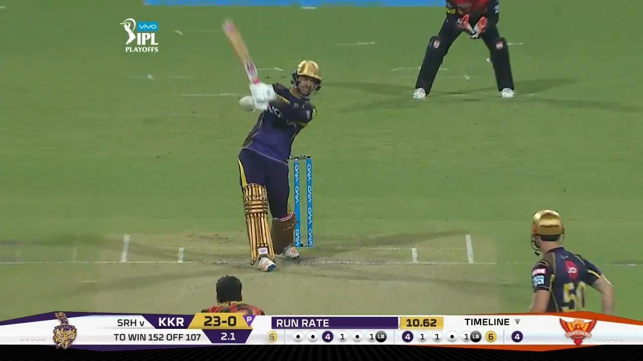 Q2: SRH vs KKR – Sunil Narine Six