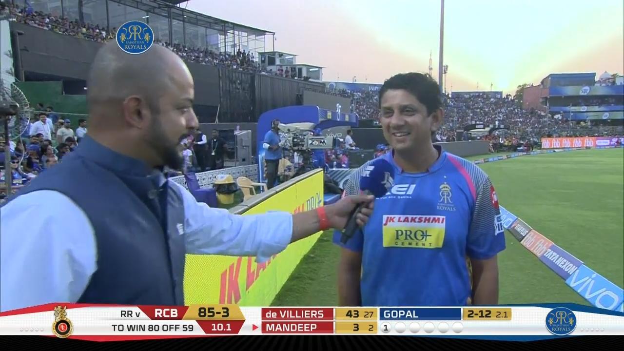 M53: RR vs RCB – Sairaj Bahutule Interview