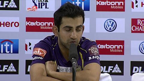 IPL 2012 Match 51 – DD vs KKR: Gambhir PC