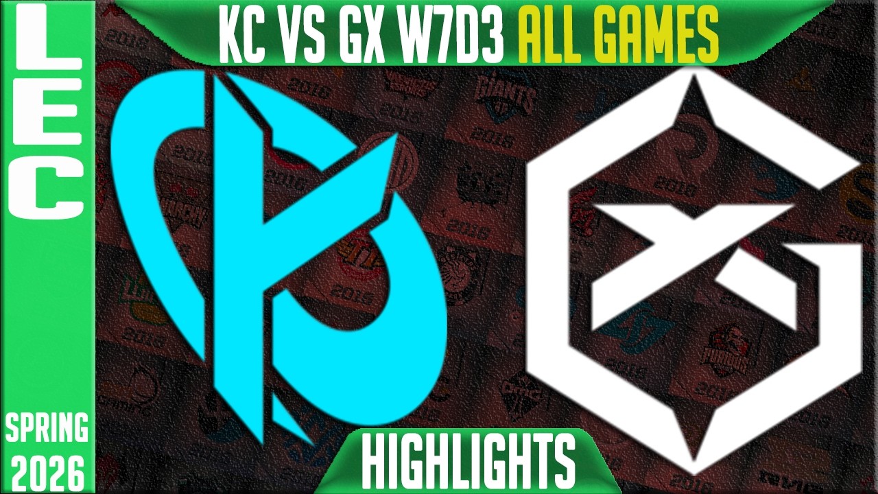KC vs GX Highlights ALL GAMES | LEC Spring 2026 W7D3 | Karmine Corp vs GiantX