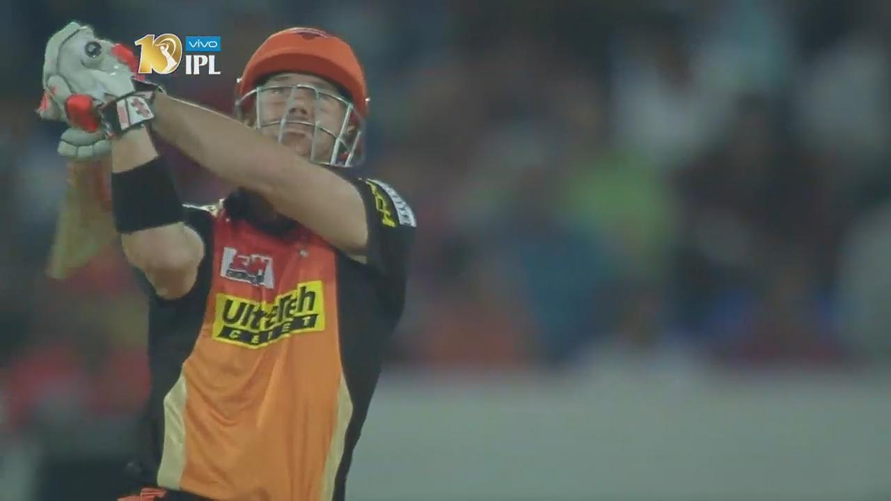 M1: SRH vs RCB – David Warner Six