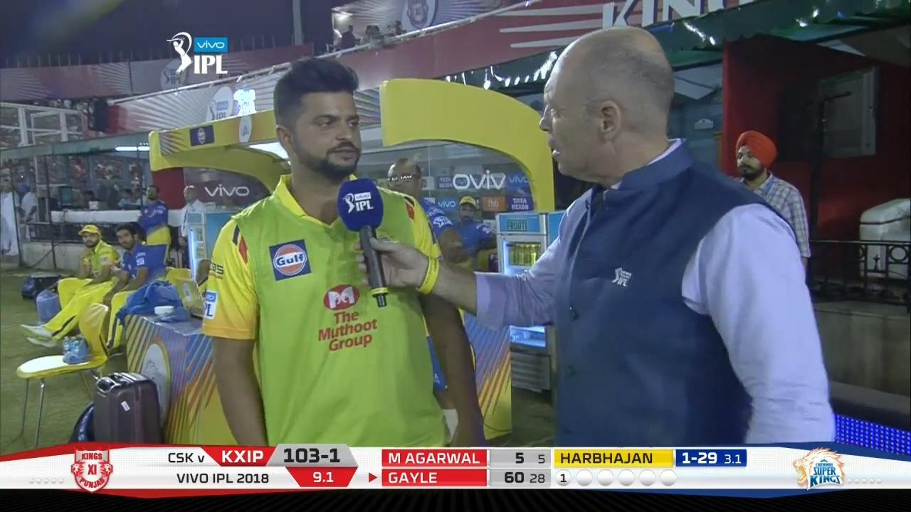 M12: KXIP vs CSK – Suresh Raina Interview