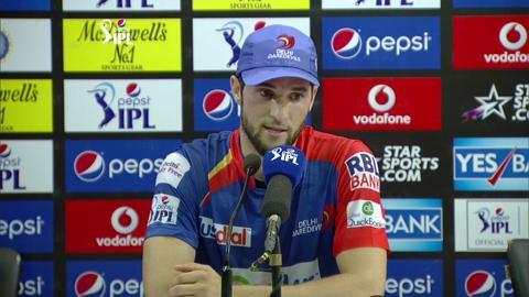 M28: DD vs KKR– Wayne Parnell Press Conference background