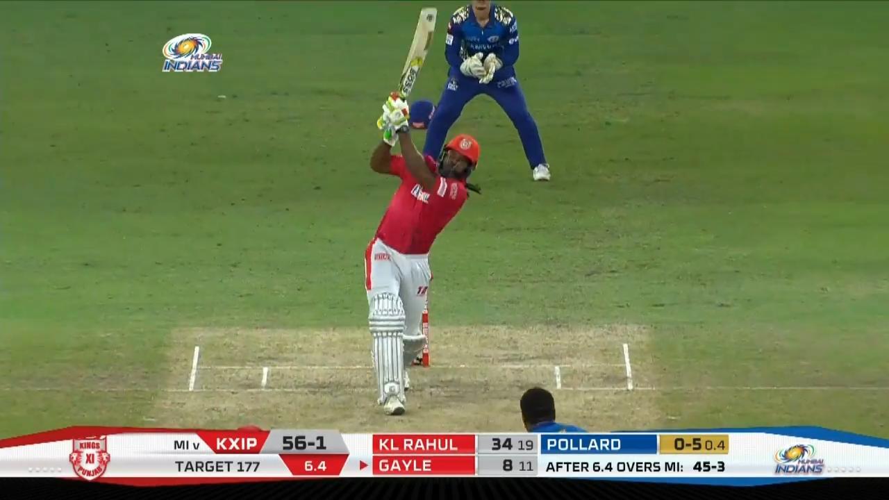 M36: MI vs KXIP – Chris Gayle Six