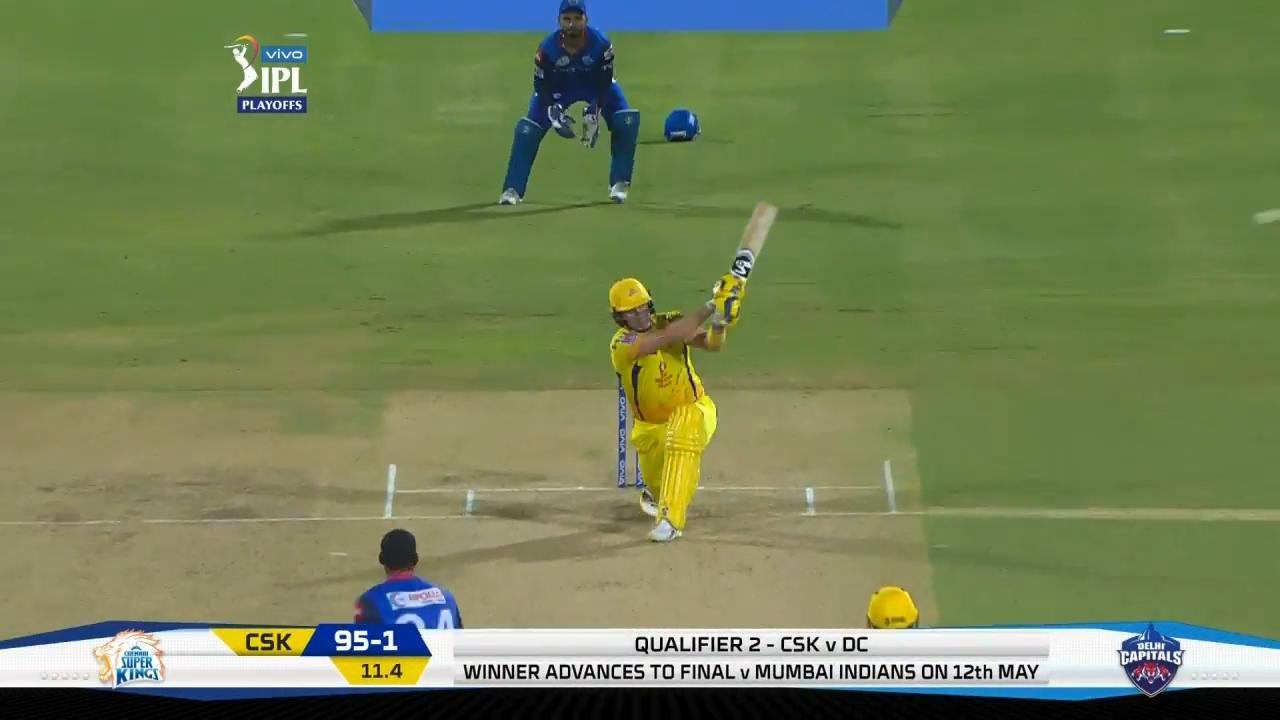 Q2: CSK vs DC – Shane Watson Six