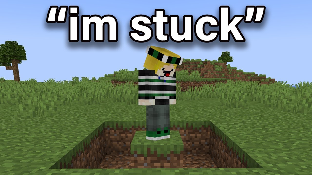 Minecraft if players were TERRIBLE background