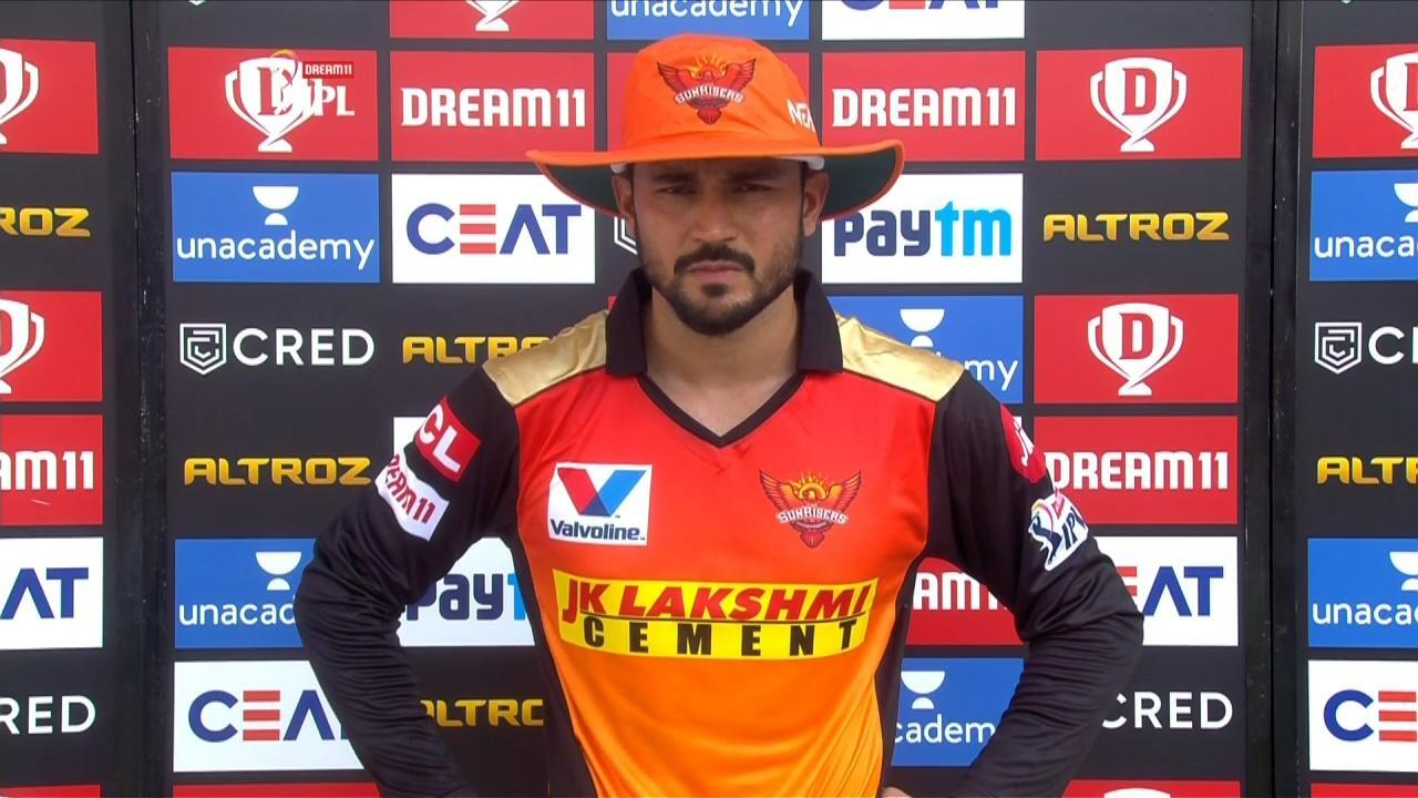 M26: SRH vs RR – Manish Pandey Interview