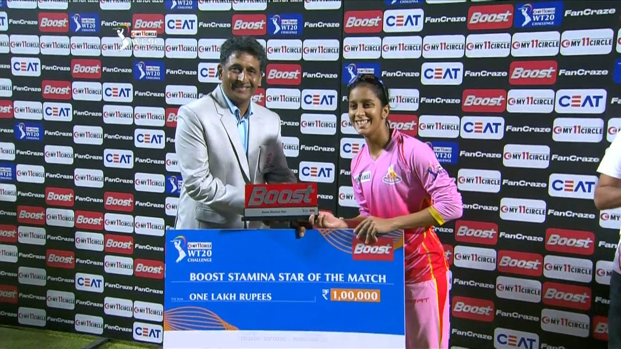 M03: VEL vs TBL – Boost Stamina Star of the Match – Jemimah Rodrigues