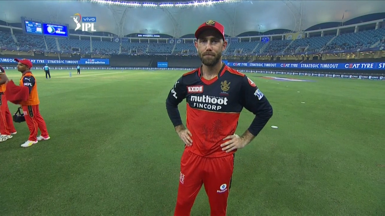 M43: RR vs RCB – Glenn Maxwell Interview background