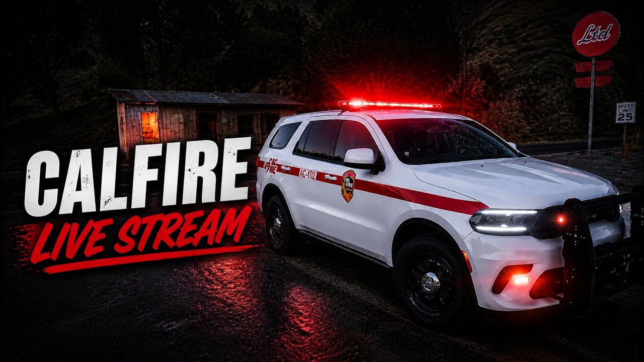 Fire rescue live stream in a *Realistic* fivem GTA RP server!