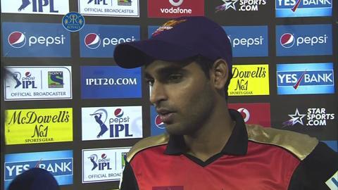 M30: RR vs SRH– Bhuvneshwar Kumar Interview
