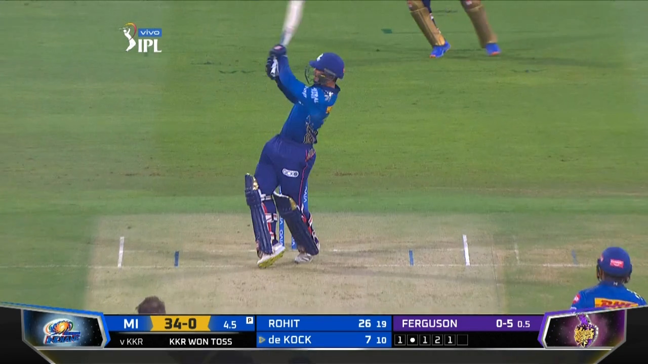 M34: MI vs KKR – Quinton de Kock Six