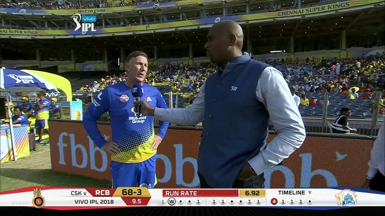 M35: CSK vs RCB – Eric Simons Interview