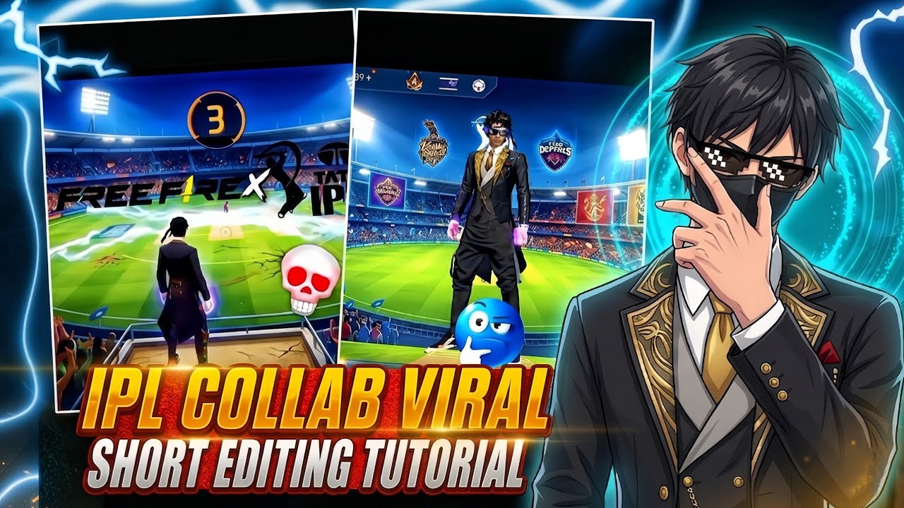 FREE FIRE X IPL SHORTS TUTORIAL 🤯 || #freefire background