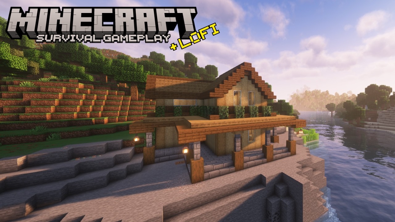 Relaxing Minecraft Gameplay W/ LoFi Music (No Commentary)